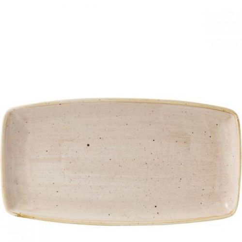 Churchill Stonecast Nutmeg Cream Shaped Plates