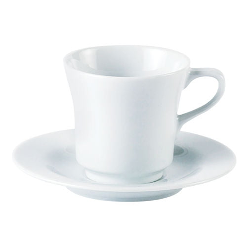 Porcelite Tall Tea Cup & Saucer