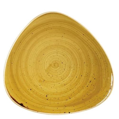 Churchill Stonecast Mustard Seed Triangle Plates