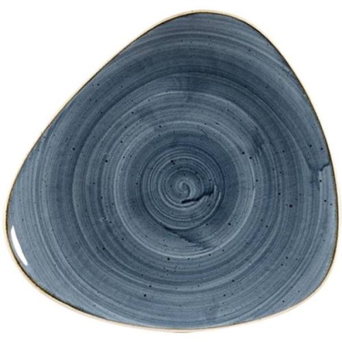 Churchill Stonecast Blueberry Triangle Plates