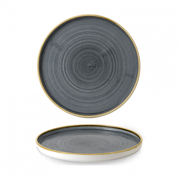 Churchill Stonecast Blueberry Chefs' Walled Plates