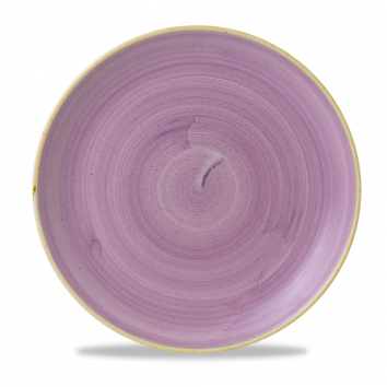 Churchill Stonecast Lavender Coupe Plates