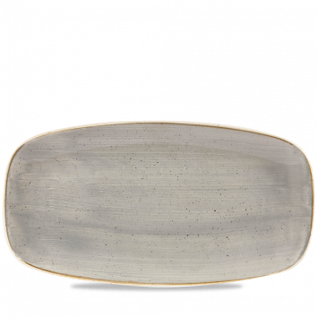 Churchill Stonecast Peppercorn Grey Oblong Plates