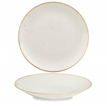 Churchill Stonecast Barley White Deep Coupe Plates