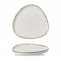 Churchill Stonecast Barley White Chefs' Triangle Walled Plates