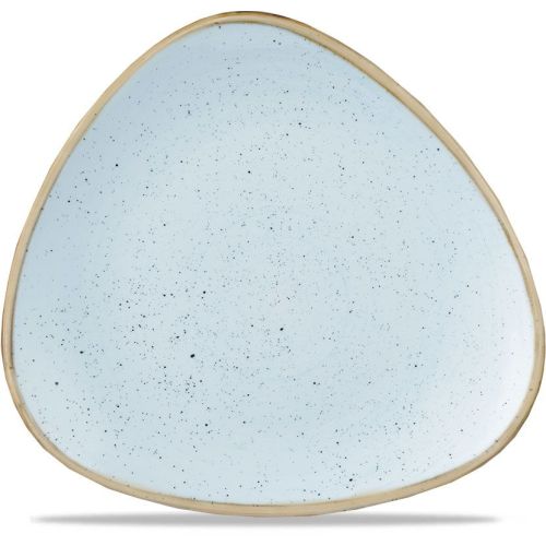 Churchill Stonecast Duck Egg Triangle Plates