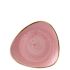 Churchill Stonecast Petal Pink Triangle Plate 9