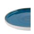 Churchill Stonecast Java Blue Walled Plate 10.25
