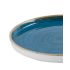 Churchill Stonecast Java Blue Walled Plate 8.25