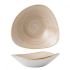 Churchill Stonecast Nutmeg Cream Triangle Bowl 9.25