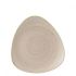 Churchill Stonecast Nutmeg Cream Triangle Plate 9
