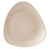 Churchill Stonecast Nutmeg Cream Triangle Plate 12.25