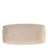 Churchill Stonecast Nutmeg Cream Oblong Plate 11.75x6