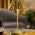 Utopia Aruba LED Cordless Lamp 23cm - Brushed Gold