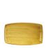 Churchill Stonecast Mustard Seed Yellow Oblong Plate 11.75x6