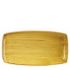 Churchill Stonecast Mustard Seed Yellow Oblong Plate 14x7.25