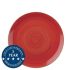 Churchill Stonecast Berry Red Coupe Plate 8.66