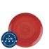 Churchill Stonecast Berry Red Coupe Plate 6.5