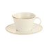 Line Gold Band Cappuccino Cup 25cl pack of 6