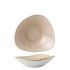 Churchill Stonecast Nutmeg Cream Triangle Bowl 6