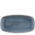 Churchill Stonecast Blueberry Chefs' Oblong Plate No.4, 14x7.25