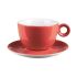 Red Saucer 16cm pack of 6