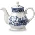 Churchill Vintage Prints Blue Willow Sandringham Teapot 14.5cm 42cl (Pack of 4)