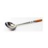 4″ Heavy Duty Stainless Steel Wooden Handled Ladle 