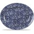 Churchill Vintage Prints Willow Victorian Calico Rimmed Dish 29.3 x 36.5cm (Pack of 6)