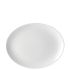Pure White Oval Plate 10