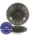 Churchill Studio Prints Stone Quartz Black Coupe Bowl 7.25
