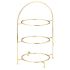 Gold 3 Tier Plate Stand 17