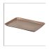 Galvanised Steel Tray Hammered Copper 31.5x21.5cm