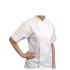 Chef Stud Jacket White Short Sleeve Large 44