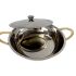 Stainless Steel Silver Round Serving Dish With Lid 6.5