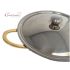 Stainless Steel Silver Round Serving Dish With Lid 6.5