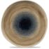 Churchill Stonecast Aqueous Bayou Blue Round Trace Plate 26.4cm (Pack of 12)