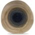 Churchill Stonecast Aqueous Bayou Blue Round Trace Plate 28.6cm (Pack of 12)