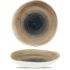 Churchill Stonecast Aqueous Bayou Blue Round Trace Bowl 25.3cm 110cl (Pack of 12)