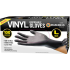 Marksman Disposable Black Vinyl Gloves L - Pack of 100