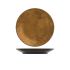 Copper/Black Melamine Plate 26cm (Pack of 6)
