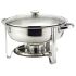 Round Chafer with Glass Lid - 158oz (4.5L)